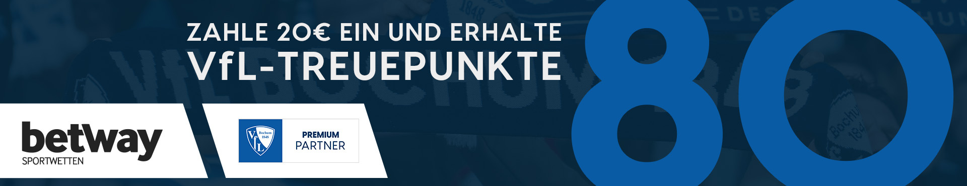 80 Treuepunkte für die VfL Bonuswelt – Betway